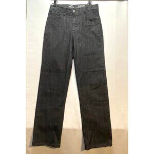 Lee platinum label jeans womens 6 28 x 30 classic fit straight leg high black